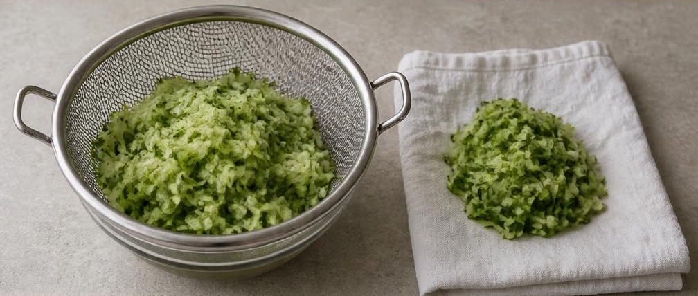 Griechischer Joghurt mit Gurke und Knoblauch – Zubereitung Schritt für Schritt – Gurke vorbereiten