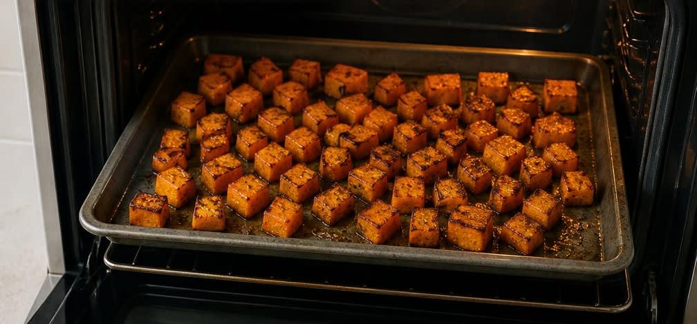 Spanische Putenbrust mit geröstetem Kürbis und Safran-Quinoa – Zubereitung Schritt für Schritt – Kürbis im Ofen rösten