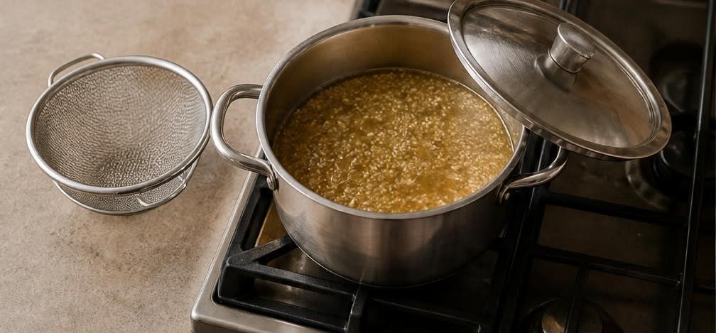 Mexikanische Hähnchen-Paprika-Pfanne mit Quinoa – Zubereitung Schritt für Schritt – Quinoa kochen