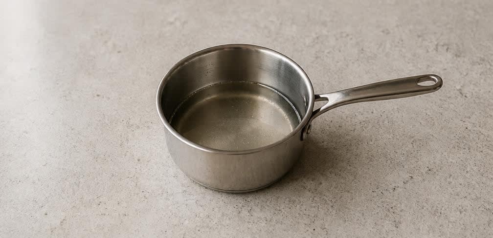 Spanisches Erdbeer-Zitronen-Granité – Zubereitung Schritt für Schritt – Zuckersirup herstellen