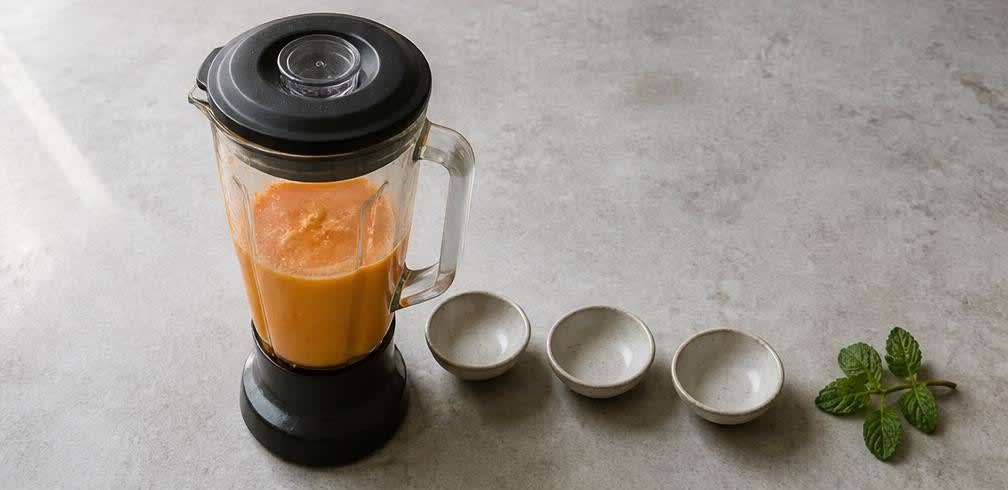 Creme de Papaya (Brasilianische Papaya-Creme mit Schlagsahne) – Zubereitung Schritt für Schritt – Papayapüree herstellen