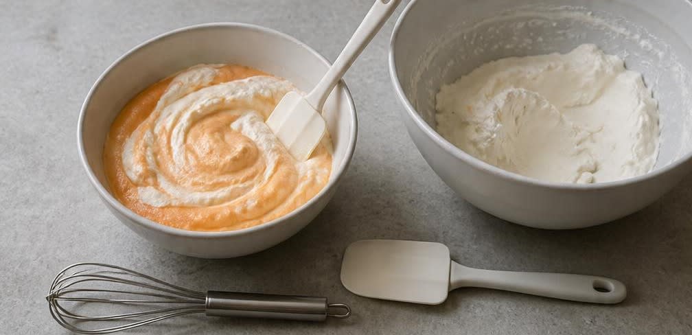Creme de Papaya (Brasilianische Papaya-Creme mit Schlagsahne) – Zubereitung Schritt für Schritt – Creme mischen