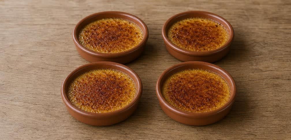 Crema Catalana mit Zitrone und feiner Zimtnote – Zubereitung Schritt für Schritt – Karamellisieren