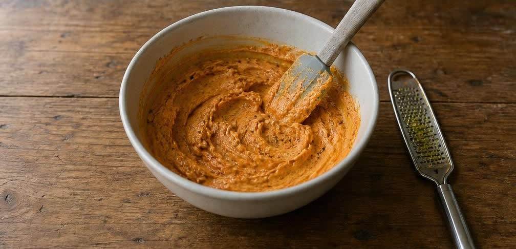 Gedämpfter mexikanischer Kolben-Mais mit Gewürzbutter – Zubereitung Schritt für Schritt – Gewürzbutter herstellen