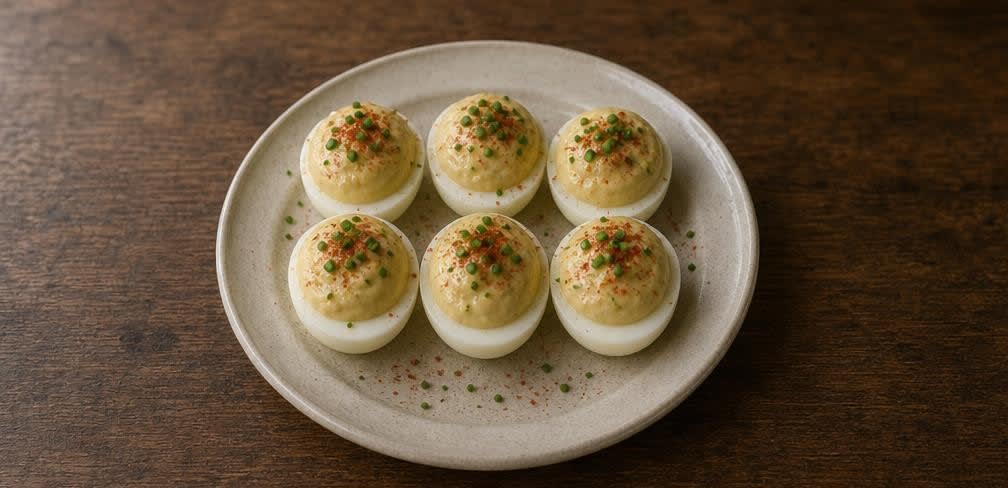 Klassische Oeufs Mayonnaise – Zubereitung Schritt für Schritt – Anrichten