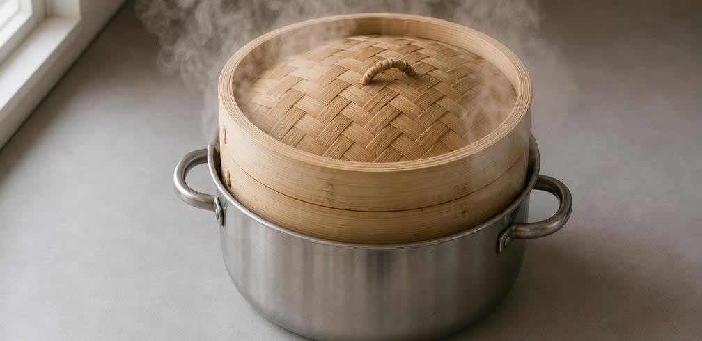 Gedämpfte Baozi mit gewürztem Tofu und Shiitake – Zubereitung Schritt für Schritt – Baozi dämpfen