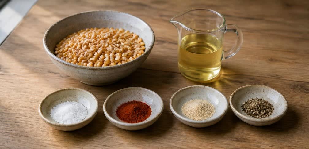 Knuspriges Topf-Popcorn in Rapsöl – Zutaten