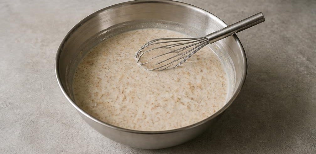 Hafer-Müsli mit Aprikosen und Sonnenblumenkernen – Zubereitung Schritt für Schritt – Müsli-Basis herstellen