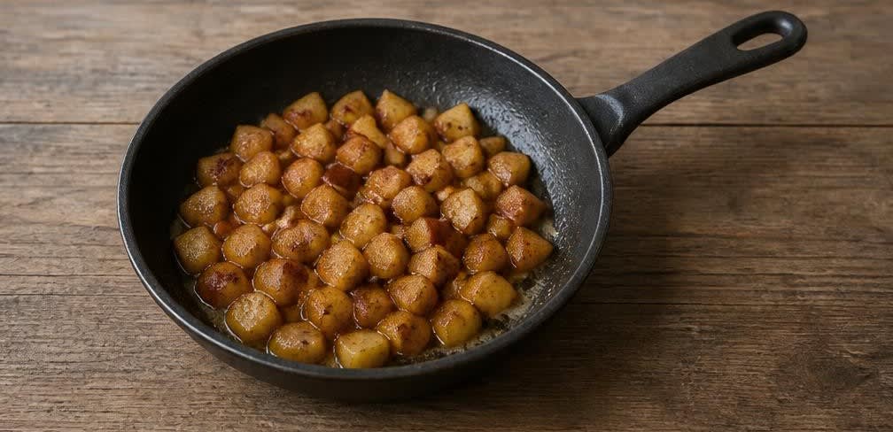 Skandinavischer Haferbrei mit Zimtapfel und Mandeln – Zubereitung Schritt für Schritt – Zimtäpfel herstellen