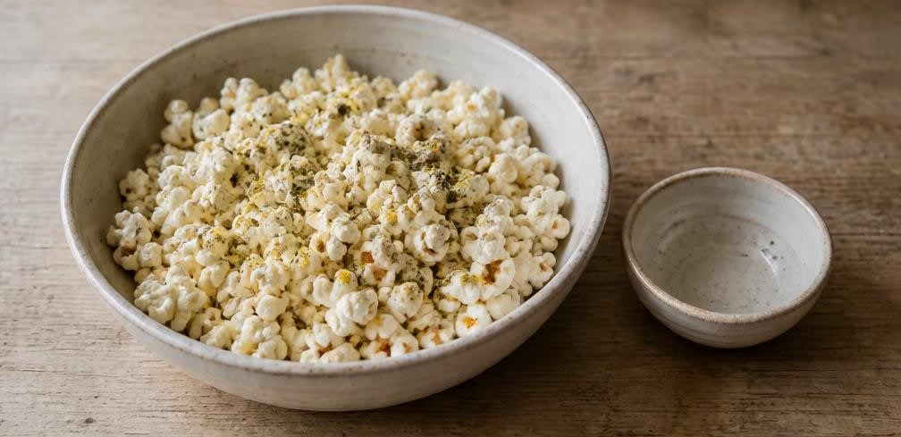 Zitronen-Pfeffer-Luftpopcorn – Zubereitung Schritt für Schritt – Popcorn würzen