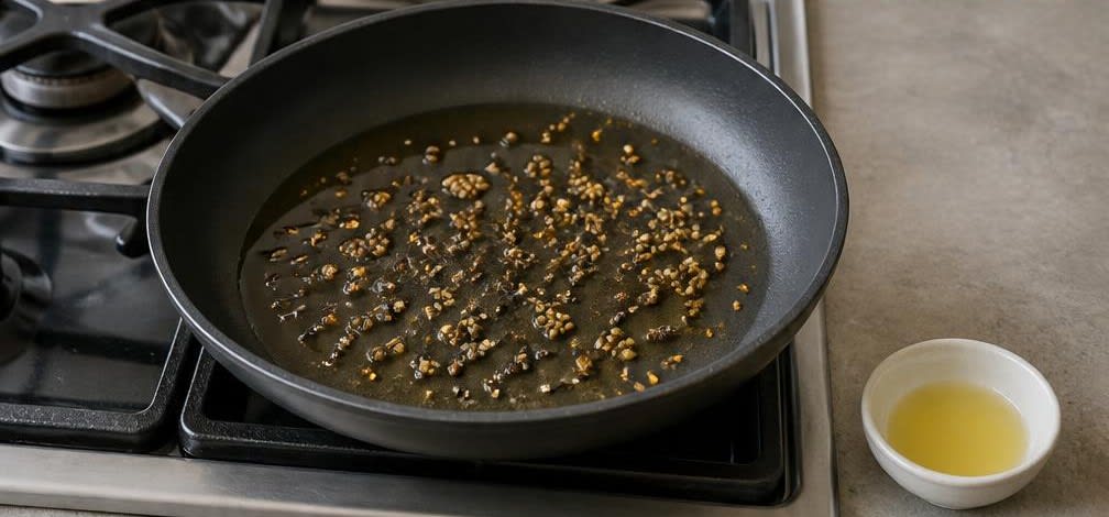 Krosses Lachsfilet auf rubinrotem Rote-Bete-Gemüse – Zubereitung Schritt für Schritt – Gewürze anrösten