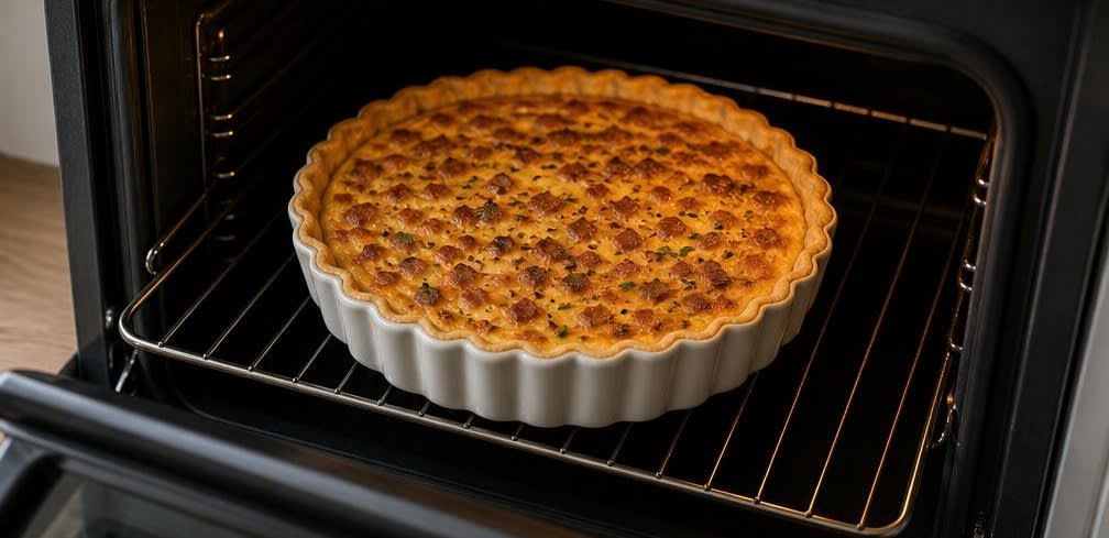 Quiche Lorraine mit Vollei – Zubereitung Schritt für Schritt – Quiche backen