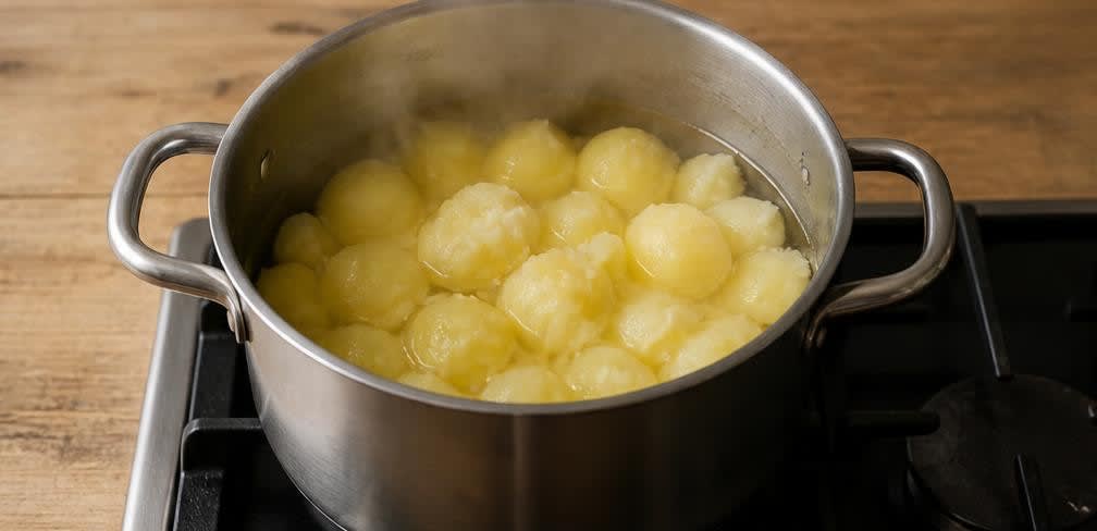Linsen-Gärtnerin-Auflauf – Zubereitung Schritt für Schritt – Kartoffeln kochen