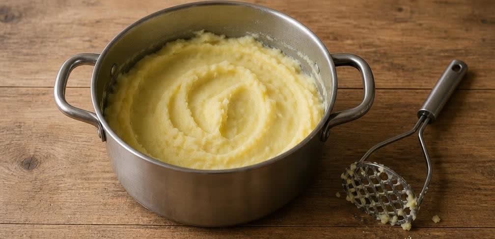 Linsen-Gärtnerin-Auflauf – Zubereitung Schritt für Schritt – Kartoffelpüree herstellen