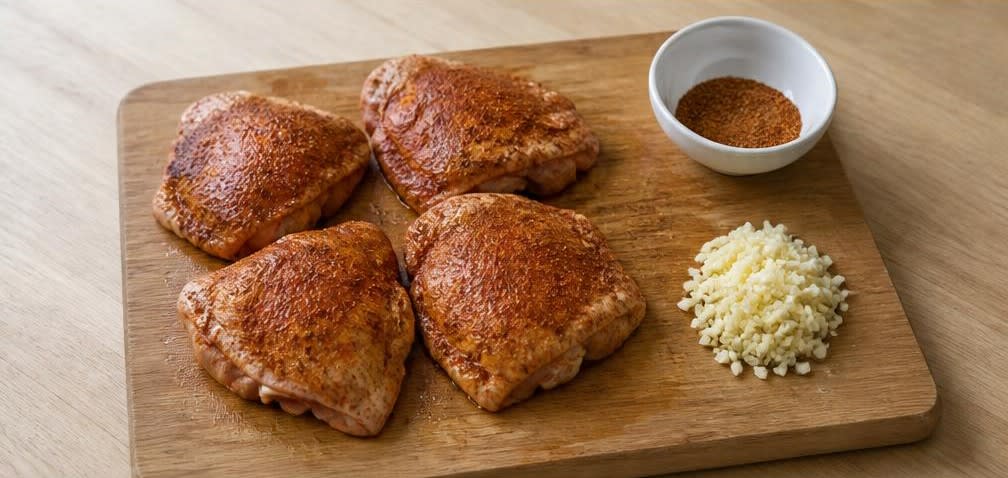 Portugiesisches Knoblauch-Hähnchen mit Zitronen-Olivenöl-Soße – Zubereitung Schritt für Schritt – Hähnchen vorbereiten