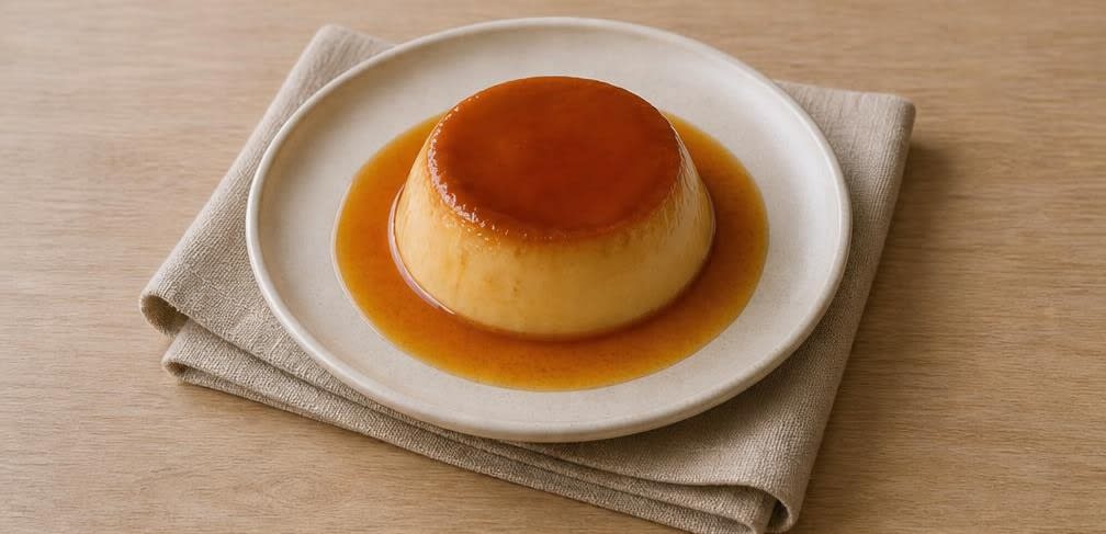 Spanischer Flan mit echtem Karamell – Zubereitung Schritt für Schritt – Anrichten