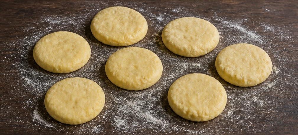 Sächsische Quarkkeulchen mit Zimt und Zucker – Zubereitung Schritt für Schritt – Keulchen formen