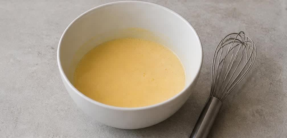 Cremiges Gelato aus nicht homogenisierter Vollmilch – Zubereitung Schritt für Schritt – Eigelbmasse herstellen