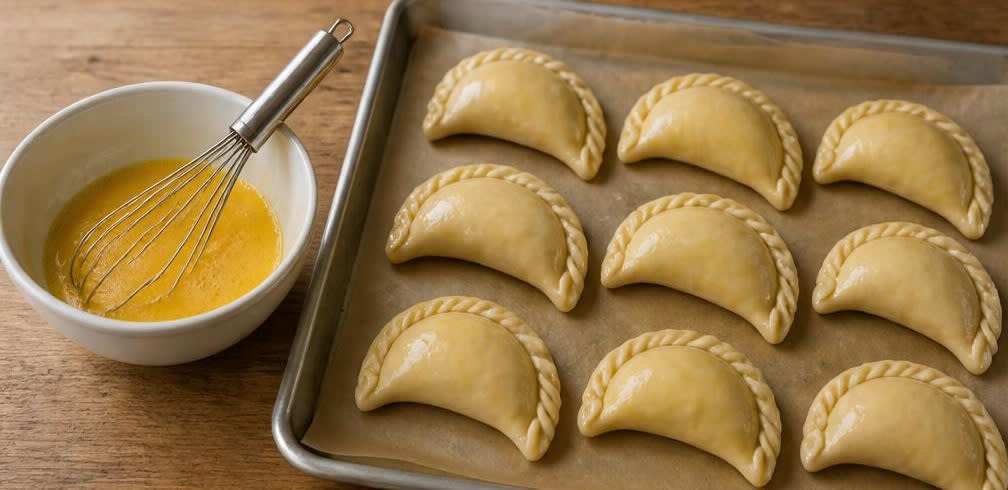 Klassische argentinische Empanadas mit Rinderhack – Zubereitung Schritt für Schritt – Empanadas vorbereiten