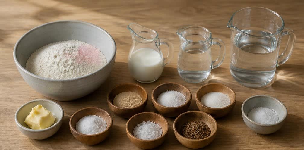 Knusprige Laugen-Salzstangen selbst gebacken – Zutaten
