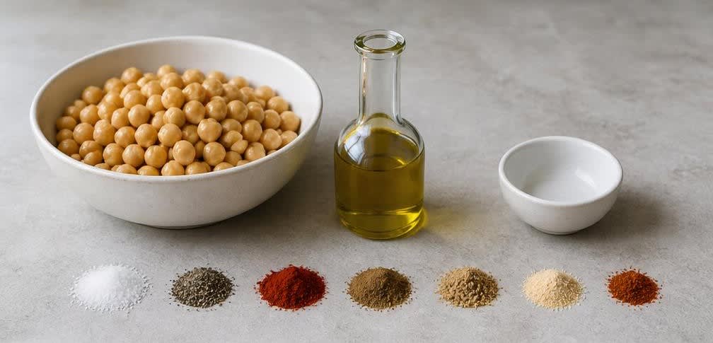 Orientalisch geröstete Kichererbsen – Zutaten