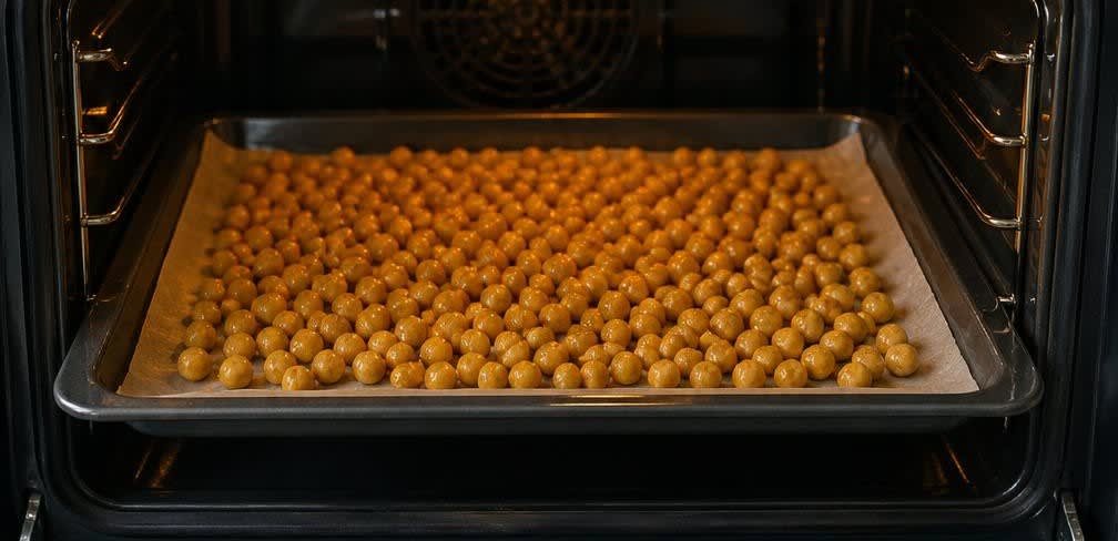 Orientalisch geröstete Kichererbsen – Zubereitung Schritt für Schritt – Im Ofen rösten