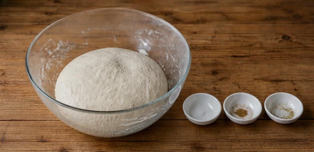 Klassische Sauerteigbrötchen – Zubereitung Schritt für Schritt – Teig kneten