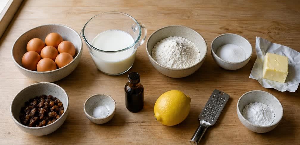 Fluffiger Kaiserschmarrn mit Vollei – Zutaten