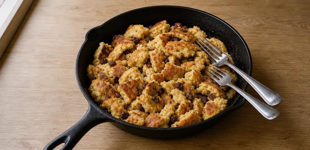 Fluffiger Kaiserschmarrn mit Vollei – Zubereitung Schritt für Schritt – Im Ofen backen und zerteilen