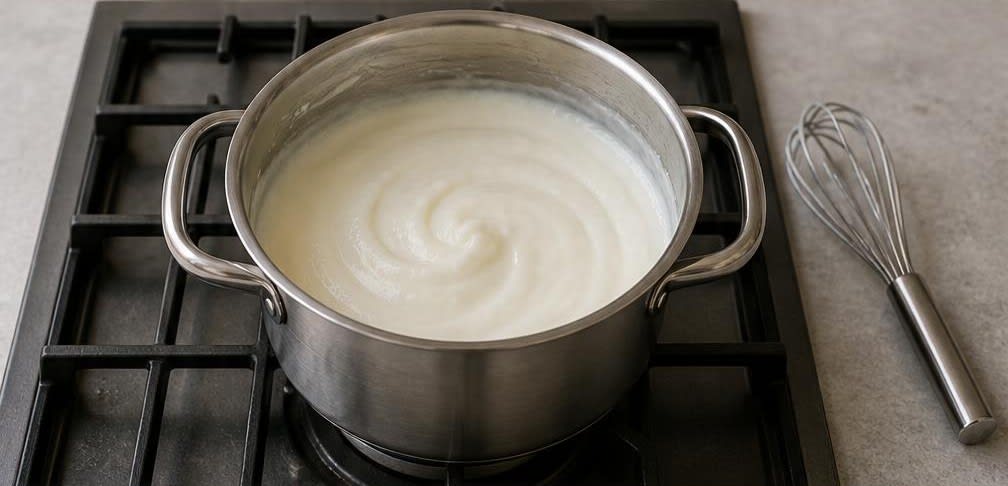 Klassisches Muhallebi aus frischer Vollmilch – Zubereitung Schritt für Schritt – Muhallebi kochen