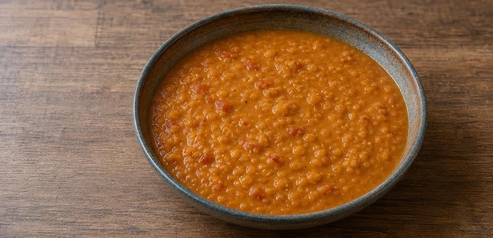 Äthiopischer Kichererbsen-Shiro-Eintopf – Zubereitung Schritt für Schritt – Anrichten