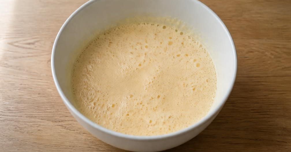 Japanische Dorayaki aus ungebleichtem Mehl – Zubereitung Schritt für Schritt – Eischaum herstellen