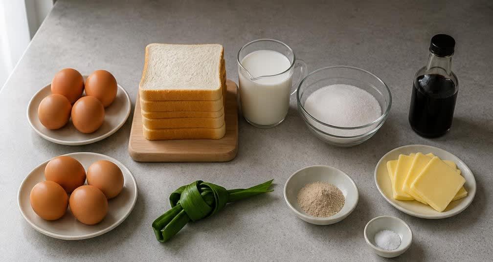 Kaya Toast mit weichem Ei – Zutaten