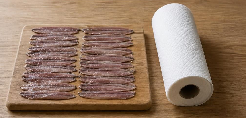 Spanische Boquerones en Vinagre – Zubereitung Schritt für Schritt – Sardellen vorbereiten