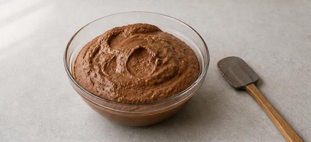 Klassische Schokoladenmousse aus dunkler Schokolade – Zubereitung Schritt für Schritt – Mousse mischen