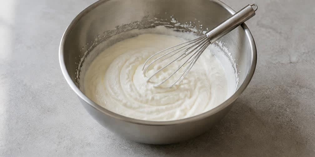 Französische Schokoladen-Creme – Zubereitung Schritt für Schritt – Sahne aufschlagen
