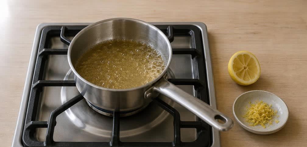 Baklava mit ganzen Walnüssen – Zubereitung Schritt für Schritt – Sirup herstellen