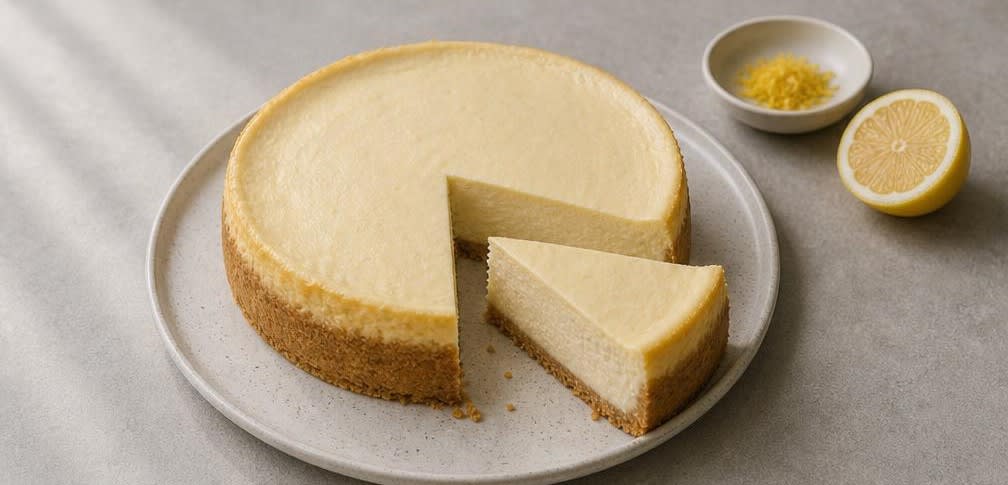 New York Cheesecake ohne Verdickungsmittel – Zubereitung Schritt für Schritt – Anrichten