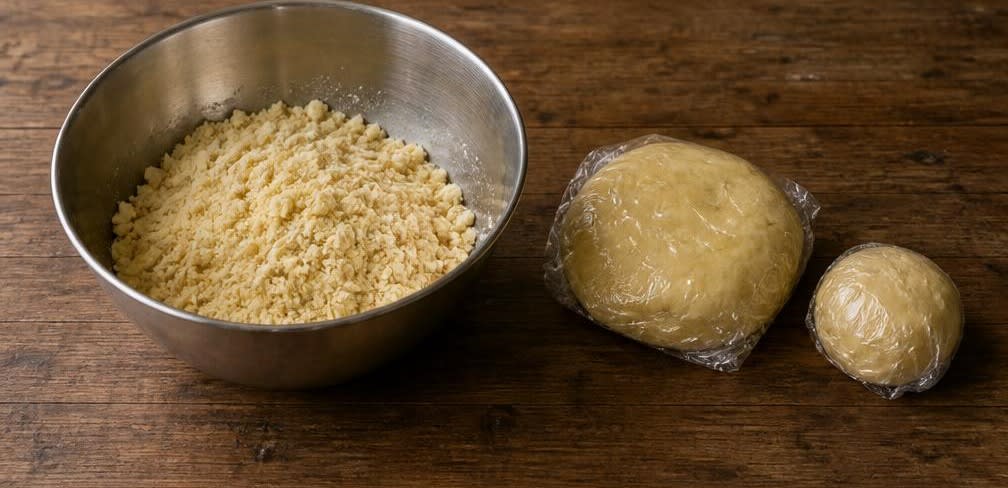 Klassischer American Apple Pie mit saftigen Apfelscheiben – Zubereitung Schritt für Schritt – Mürbeteig herstellen