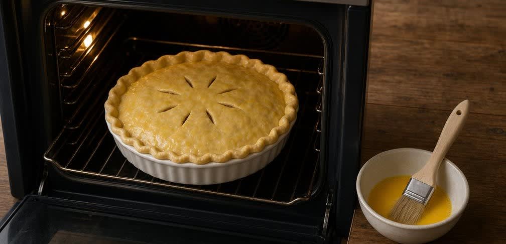 Klassischer American Apple Pie mit saftigen Apfelscheiben – Zubereitung Schritt für Schritt – Pie backen
