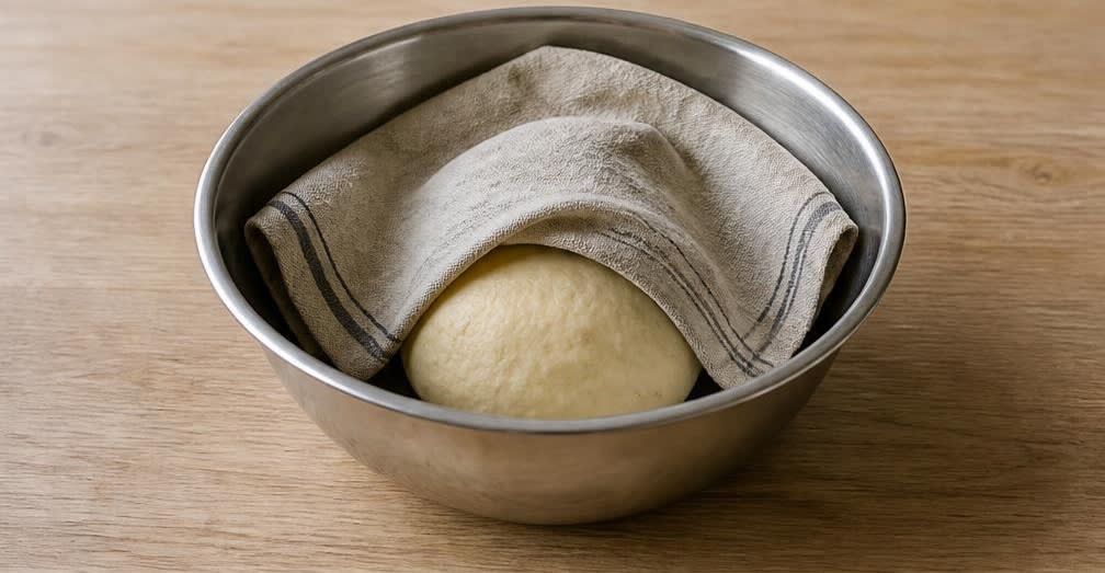 Samosas mit eingeweichten Linsen & Kartoffeln – Zubereitung Schritt für Schritt – Teig herstellen