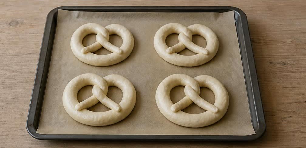 Klassische Laugenbrezeln selbst gebacken – Zubereitung Schritt für Schritt – Brezeln kühlen