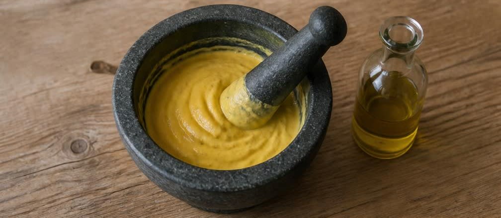 Südfranzösische Bouillabaisse mit cremig-emulgierter Rouille – Zubereitung Schritt für Schritt – Rouille herstellen