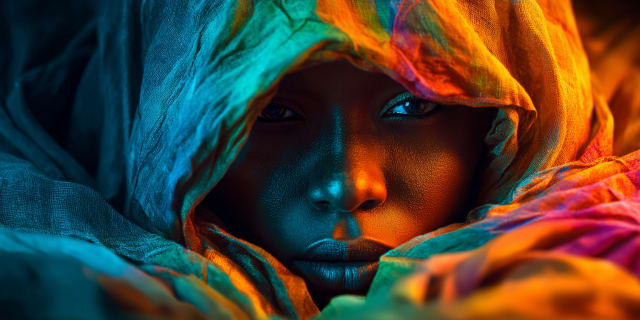 A woman resting in bed beneath soft sheets, illustrating naked and nude dreams decoded through the Universal Language of Mind by Tarak Uday for CHITTA