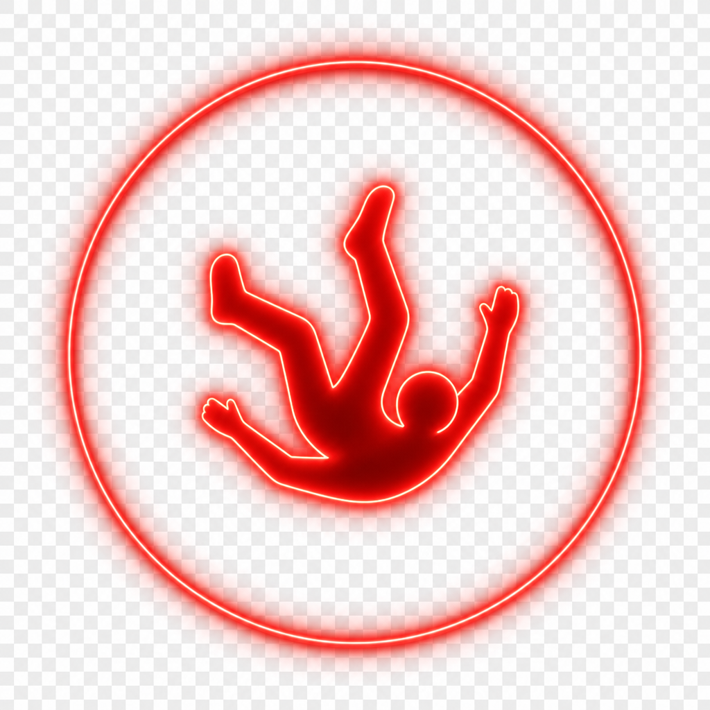 Falling icon