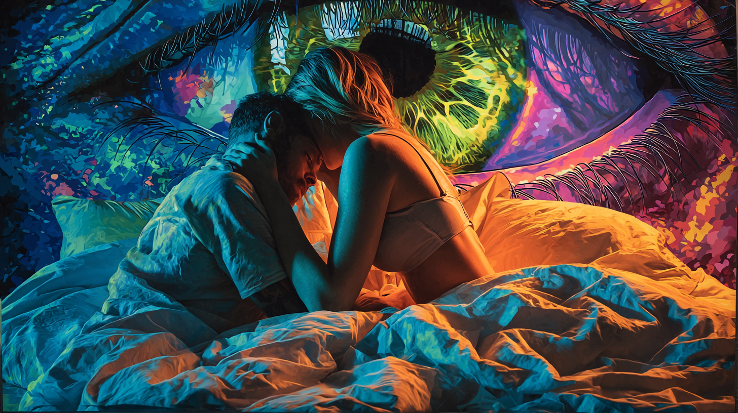 Casal representando a incompreensão dos sonhos de traição