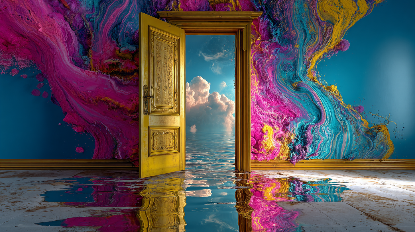 Multi-level house representing the three divisions of mind in dream symbolism