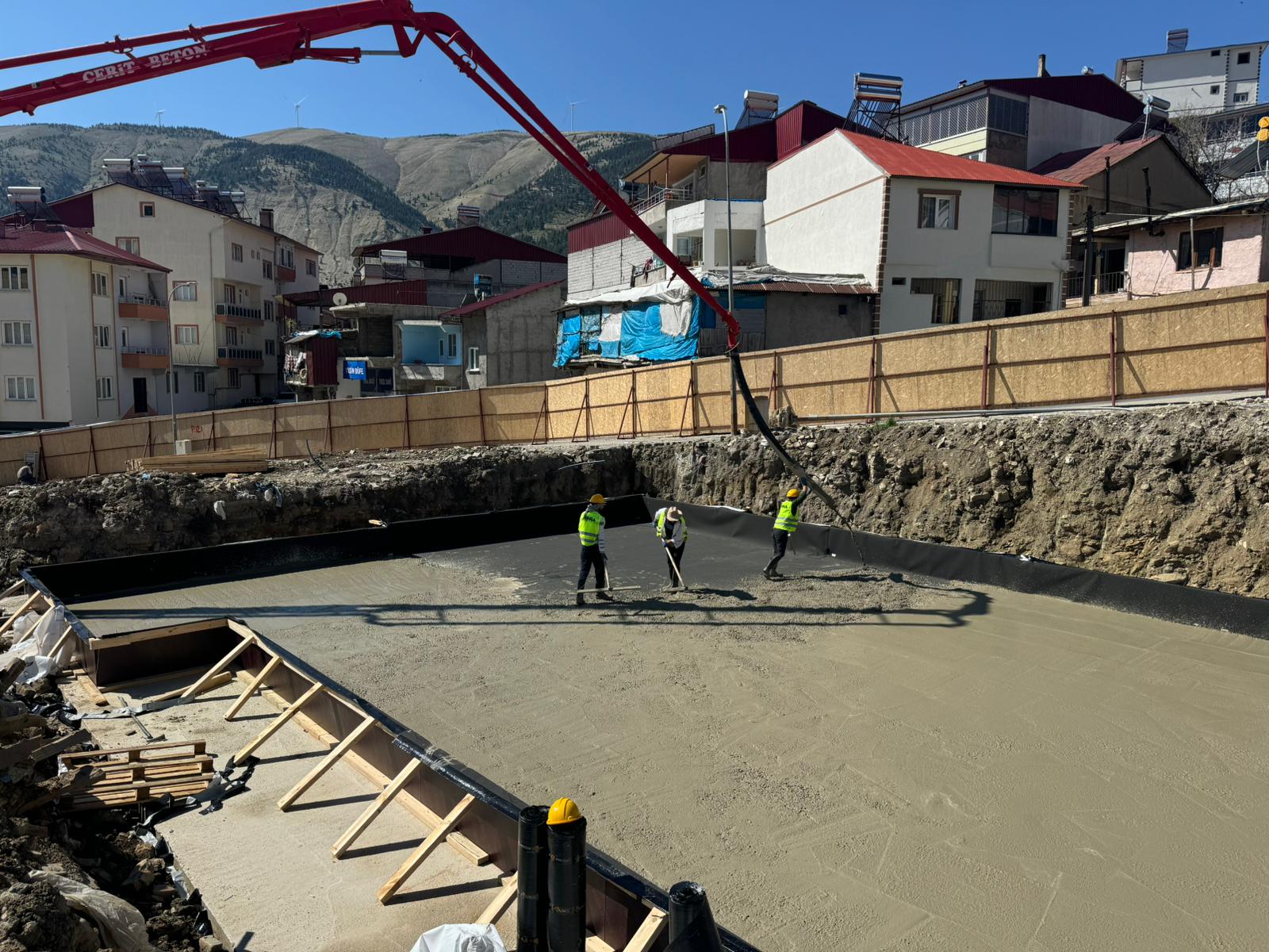 Radye Temel İmalatımız ve Beton Dökümü 2