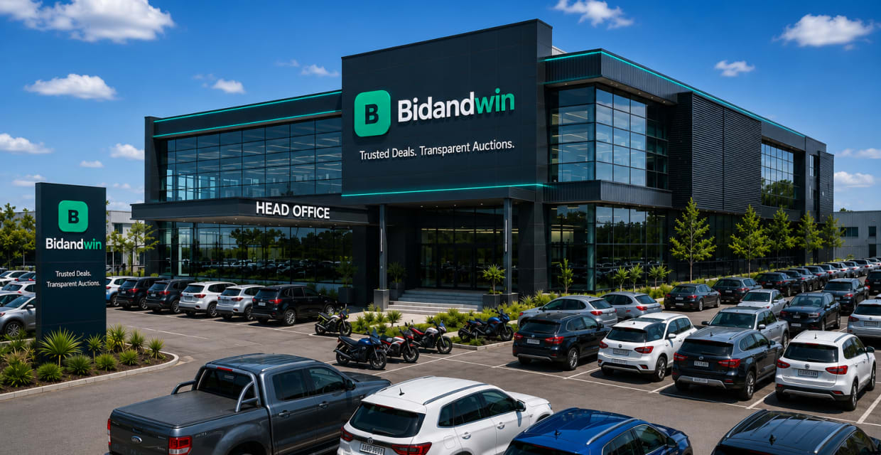 The Bidanwin head office and vehicle collection centre