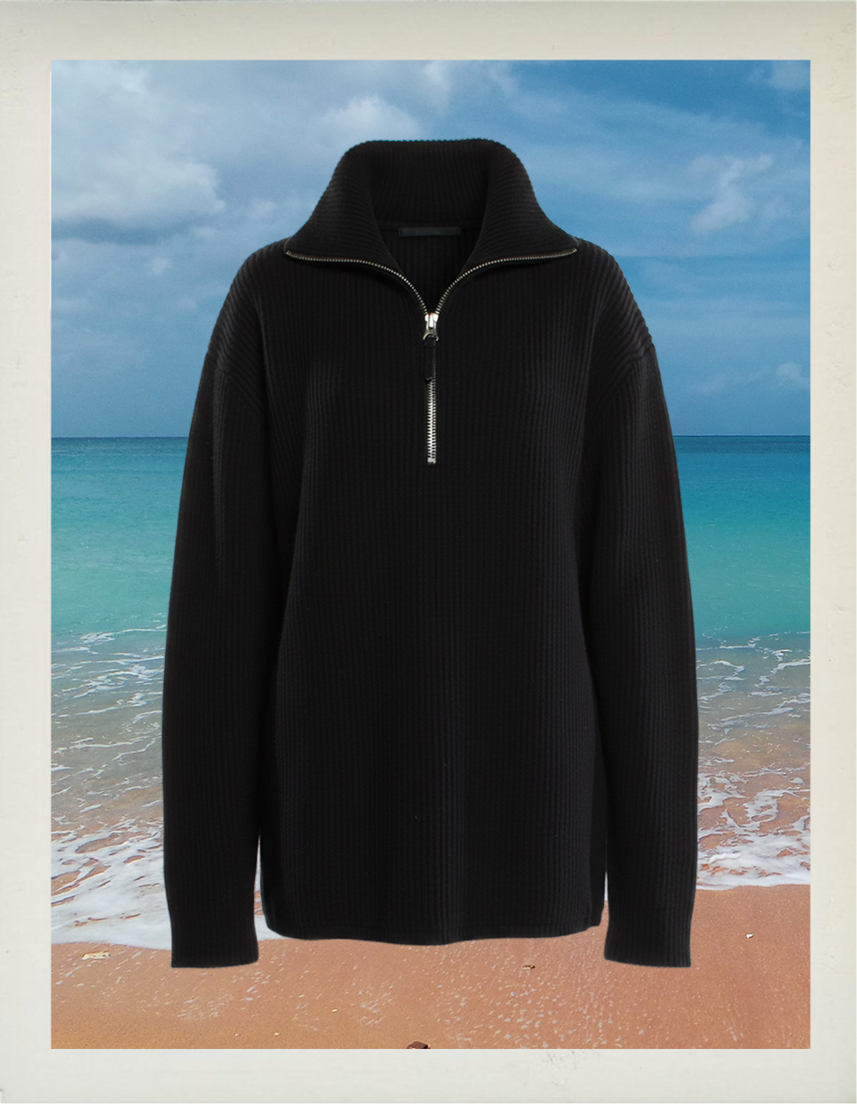 Acne Studios &mdash; Wool 1/4 Zip Sweater